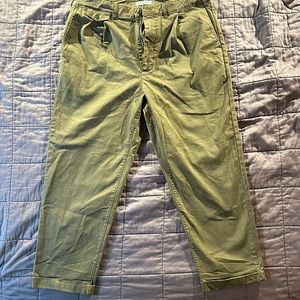 Alex Mill Green Chinos